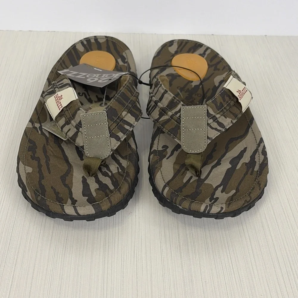 26 Bonezzz Chillzzz Mossy Oak Flip Flops for Men Memory Foam Sandals Size 14 NWT